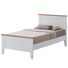 Load image into Gallery viewer, Lobelia 4pc King Single Bed Suite Bedside Tallboy Bedroom Furniture Package -Wht