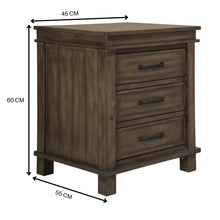 Load image into Gallery viewer, Lily 5pc Queen Bed Suite Bedside Dresser Bedroom Furniture Package - Rustic Grey