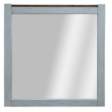 Load image into Gallery viewer, Erica Dresser Mirror Vanity Storage Dressing Table Acacia Wood Frame Brown White