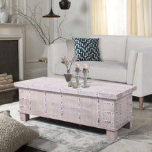 Load image into Gallery viewer, Daksh Coffee Table Antique Handcrafted Solid Mango Wood Storage Trunk Chest Box