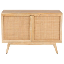 Load image into Gallery viewer, Olearia Buffet Table 100cm 2 Door Solid Mango Wood Storage Cabinet Natural