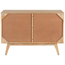Load image into Gallery viewer, Olearia Buffet Table 100cm 2 Door Solid Mango Wood Storage Cabinet Natural