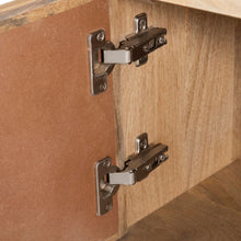 Load image into Gallery viewer, Olearia  ETU Entertainment TV Unit 175cm Solid Mango Wood Rattan 2 Door Natural