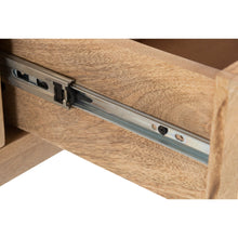 Load image into Gallery viewer, Olearia Console Table 110cm Solid Mango Timber Wood Rattan Furniture Natural