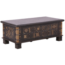 Load image into Gallery viewer, Onir Coffee Table Antique Handcrafted Solid Mango Wood Storage Trunk Chest Box