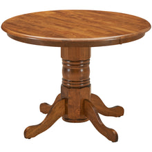 Load image into Gallery viewer, Linaria Round Dining Table 106cm Pedestral Stand Solid Rubber Wood - Walnut