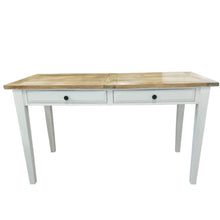 Load image into Gallery viewer, Lavasa Desk Table 140cm 2 Drawers Solid Mango Wood Modern Farmhouse Furniture