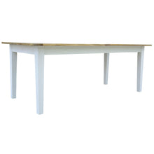 Load image into Gallery viewer, Lavasa 3pc Dining Set Table 170cm 2 Bench Seat Chair Solid Mango Wood Farmhouse