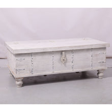 Load image into Gallery viewer, Surya Coffee Table Antique Handcrafted Solid Mango Wood Storage Trunk Chest Box
