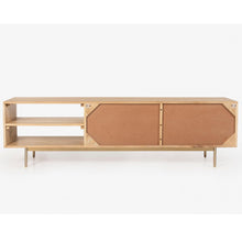 Load image into Gallery viewer, Martina ETU Entertainment TV Unit 175cm Solid Mango Wood Rattan Furniture