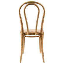 Load image into Gallery viewer, Azalea Arched Back Dining Chair Set of 8 Solid Elm Timber Wood Rattan Seat - Oak