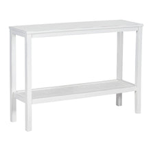 Load image into Gallery viewer, Jasmine Console Hallway Entry Table 110cm Mindi Timber Wood Rattan - White