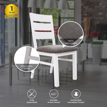 Load image into Gallery viewer, Orville Dining Chair Set of 2 Solid Acacia Wood Dining Furniture - Multi Color