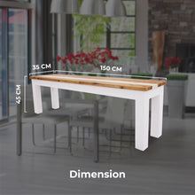 Load image into Gallery viewer, Orville Dining Bench 150cm Solid Acacia Wood Home Dinner Furniture - Multi Color
