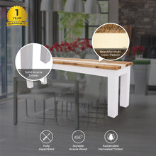 Load image into Gallery viewer, Orville Dining Bench 150cm Solid Acacia Wood Home Dinner Furniture - Multi Color
