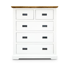 Load image into Gallery viewer, Orville 4pc Queen Bed Frame Suite Bedside Tallboy Furniture Package -Multi Color