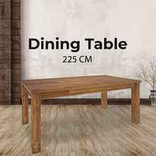 Load image into Gallery viewer, Birdsville Dining Table 225cm Solid Mt Ash Wood Home Dinner Furniture - Brown