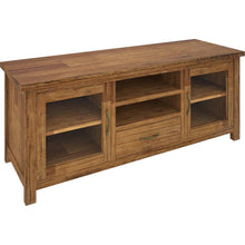 Load image into Gallery viewer, Birdsville ETU Entertainment TV Unit 172cm 2 Door 1 Drawer Mt Ash Wood - Brown