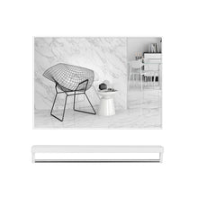 Load image into Gallery viewer, 40x50cm White Rectangle Wall Bathroom Mirror Bathroom Holder Vanity Mirror Corner Decorative Mirrors