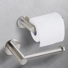 Load image into Gallery viewer, Toilet Paper brushed Holder Self Adhesive Bathroom Paper Roll Holder Roll Holder 304