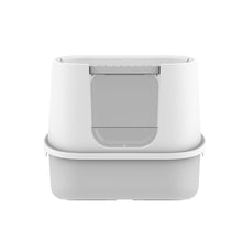Load image into Gallery viewer, Large Cat Litter Box with Lid, Fully Enclosed Splash-Proof Litter Box Cat Litter Box with scoop