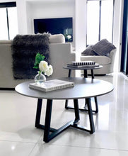Load image into Gallery viewer, Interior Ave - Broadway Two Tier Stone Coffee Table Set