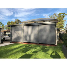 Load image into Gallery viewer, Outdoor Roller Blind Sun Screen Awning With Aluminium Hood