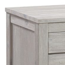 Load image into Gallery viewer, Bedside Table 2 drawers Night Stand Solid Acacia Storage in White Ash Colour