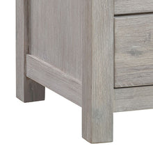 Load image into Gallery viewer, Bedside Table 2 drawers Night Stand Solid Acacia Storage in White Ash Colour