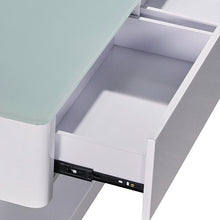 Load image into Gallery viewer, Stylish Coffee Table High Gloss Finish in Shiny Black Colour with 4 Drawers Storage