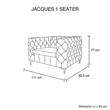 Load image into Gallery viewer, Large Black Velvet 3+2+1 Seater Sofa Couch Set Tufted Button