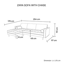 Load image into Gallery viewer, Velvet Upholstery 2 Seater Tufted Sofa Blue Color Lounge Set for Living Room Couch with Chaise