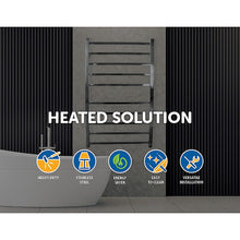 Load image into Gallery viewer, Electric Heated Bathroom Towel Rack / Rails -100w