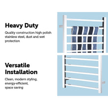 Load image into Gallery viewer, Electric Heated Bathroom Towel Rack / Rails -100w