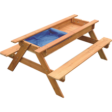 Load image into Gallery viewer, Sand & Water Wooden Picnic Table