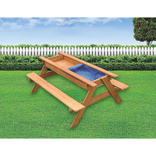 Load image into Gallery viewer, Sand & Water Wooden Picnic Table