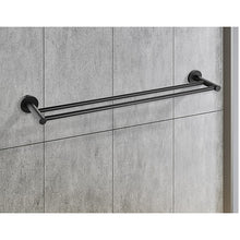 Load image into Gallery viewer, Single Classic Towel Bar Rail Bathroom Electroplated Matte Black Finish