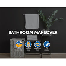 Load image into Gallery viewer, Classic Towel Bar Rail Ring Electroplated Matte Black Finish