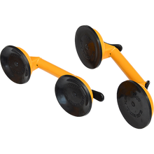 Load image into Gallery viewer, 2x 100kg Aluminum Alloy Double Locking Suction Cup Glazer Glass Sucker Lifter