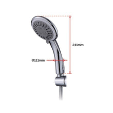 Load image into Gallery viewer, WELS 8" Rain Shower Head Set Rounded Dual Heads Faucet High Pressure With Mixer