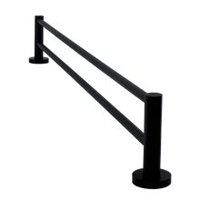 Load image into Gallery viewer, Single Classic Towel Bar Rail Bathroom Electroplated Matte Black Finish