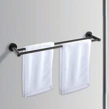 Load image into Gallery viewer, Double Classic Towel Bar Rail Bathroom Matte Black Finish