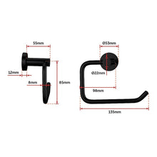 Load image into Gallery viewer, Classic Toilet Paper Holder Matte Black Finish