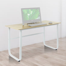 Load image into Gallery viewer, Wood & Steel Solid Computer Desk Home Office Furniture