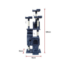 Load image into Gallery viewer, 180cm Cat Tree Scratching Post Scratcher Tower Condo House Furniture Wood