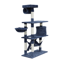 Load image into Gallery viewer, 140cm Cat Tree Scratching Post Scratcher Tower Condo House Furniture Wood