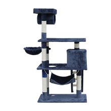 Load image into Gallery viewer, 140cm Cat Tree Scratching Post Scratcher Tower Condo House Furniture Wood