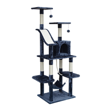 Load image into Gallery viewer, 171cm Cat Tree Trees Scratching Post Scratcher Tower Condo House - Grey