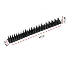 Load image into Gallery viewer, 12pc Bird Spikes Human Cat Possum Mouse Pest Control Spiked Fence Wall Deterrent