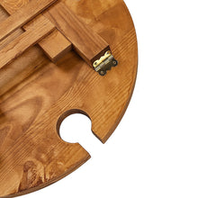 Load image into Gallery viewer, Outdoor Picnic Table Wooden Portable Folding Mini Wine Rack Picnic Table